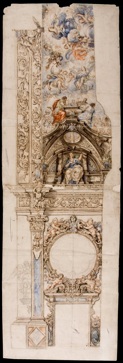 Progetto per la decorazione di una chiesa da Francisco Rizi